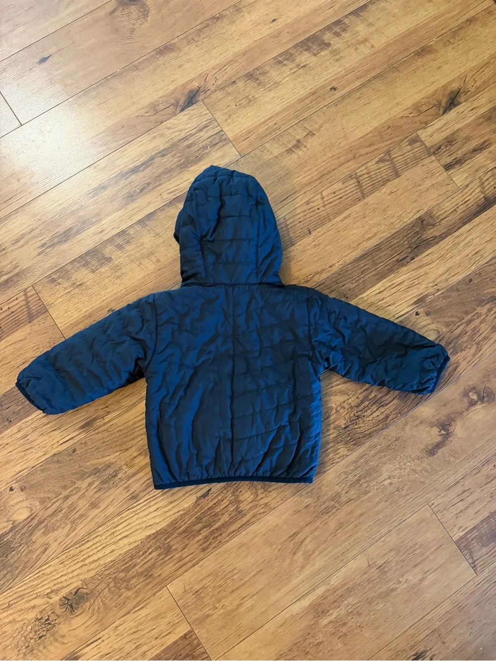 Columbia Black Reversible Kids Puffer Jacket with Hood